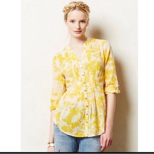 Maeve pintucked blouse size 4